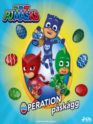 cover image of Pyjamashjältarna – Operation påskägg